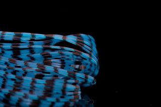 Blue with Black Bars  
