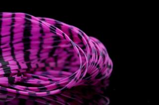 Purple with Black Bars