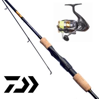 Daiwa Laguna XT heittokalastussetti kuitusiimalla