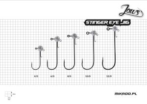Mikado Jaws Stinger Eye jigipää