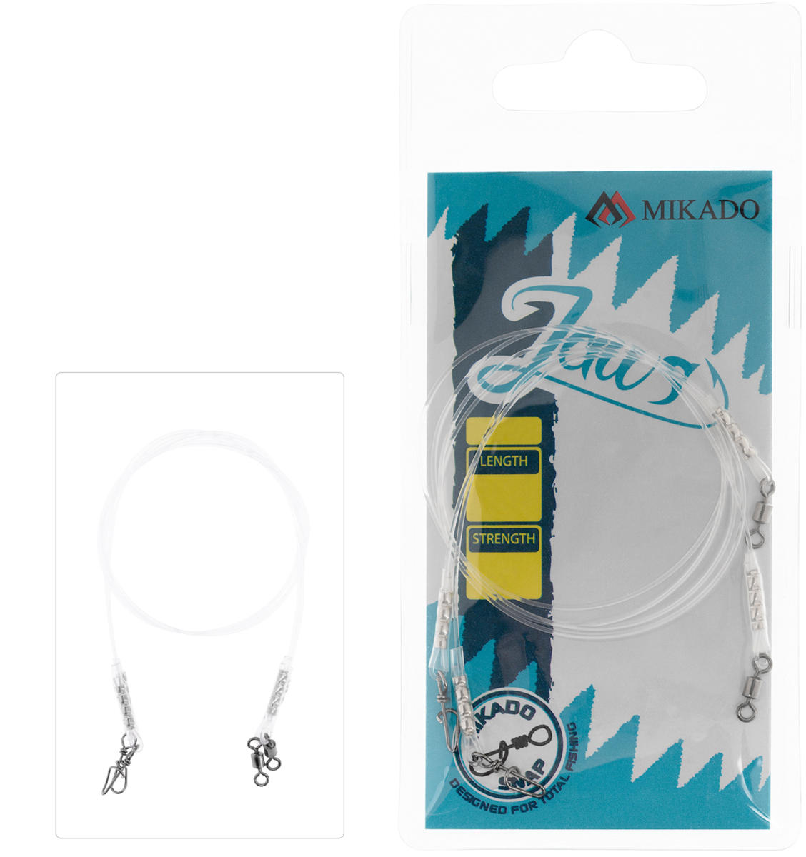 Mikado Fluorocarbon JAWS – 50 M – Ligne De Pêche Pré-combarbone