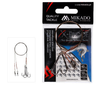 Peruke täkyongintaan 3-haarakoukulla 40cm 10kg 2kpl