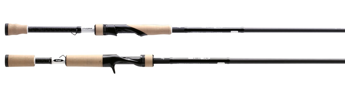 13 FISHING - Omen ブラック - 7フィート1インチ MH キャスティングロッド 13 Fishing Omen Black Casting Rod, 7ft 1in, Medium Heavy, Extra